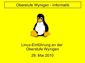 oberstufe-wynigen-linux