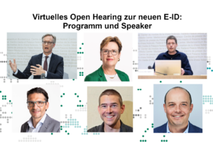 E-Id Programm und Speaker