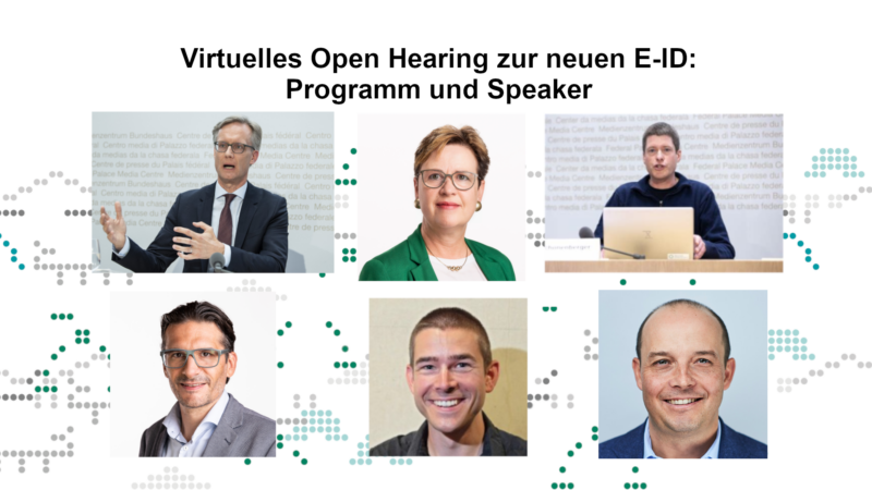 E-Id Programm und Speaker