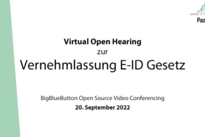 Gesamtpräsentation E-ID Open Hearing