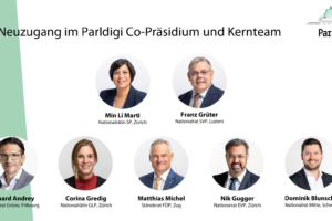 Neuzugang Parldigi Kernteam und Co-Präsidium